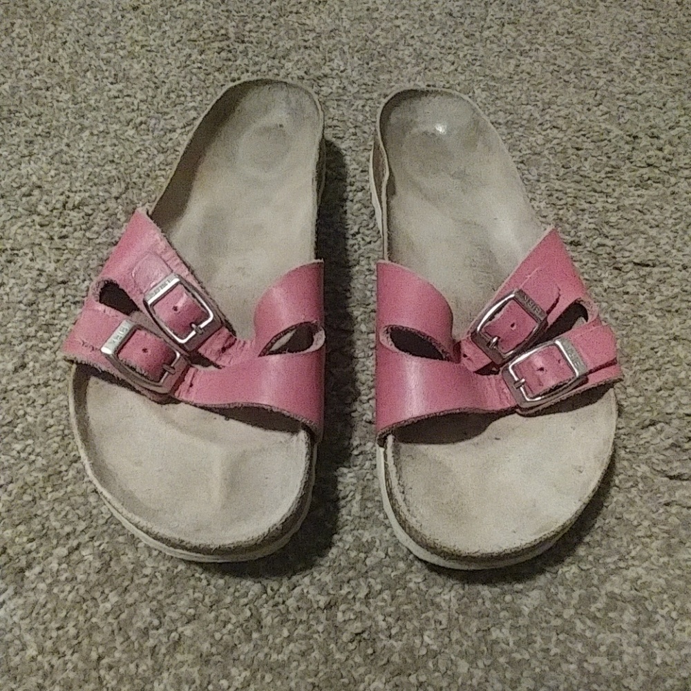 Pink Birkenstocks size 37